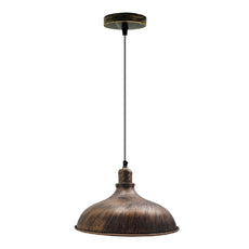 Brushed Copper Industrial Retro Ceiling Pendant Light~1481-9