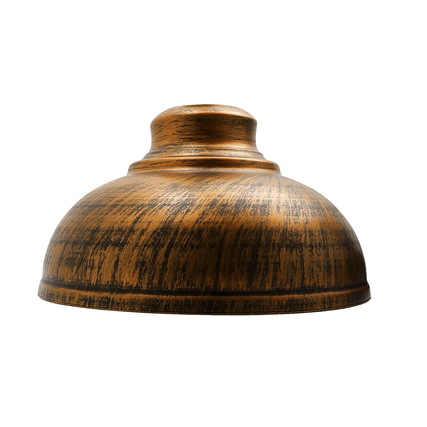 Brushed Copper Industrial Style Retro Ceiling Pendant Light/Lamp Shade Metal Easy Fit~2088-1