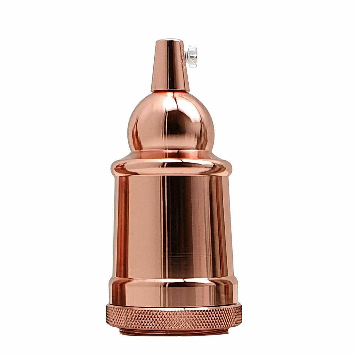 Bubble Holder Rose Gold E27 ES Screw Light Bulb Holder~2722-0