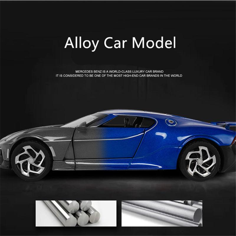 Bugatti Lavoiturenoire Alloy Sports Car Model - Puritific