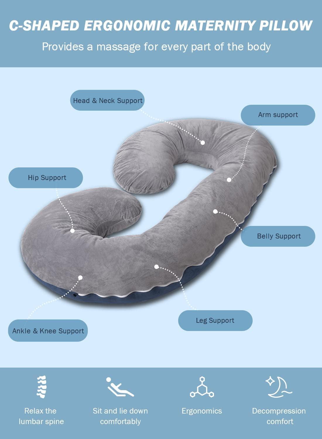 C-Shaped Body Pregnancy Pillow - Puritific