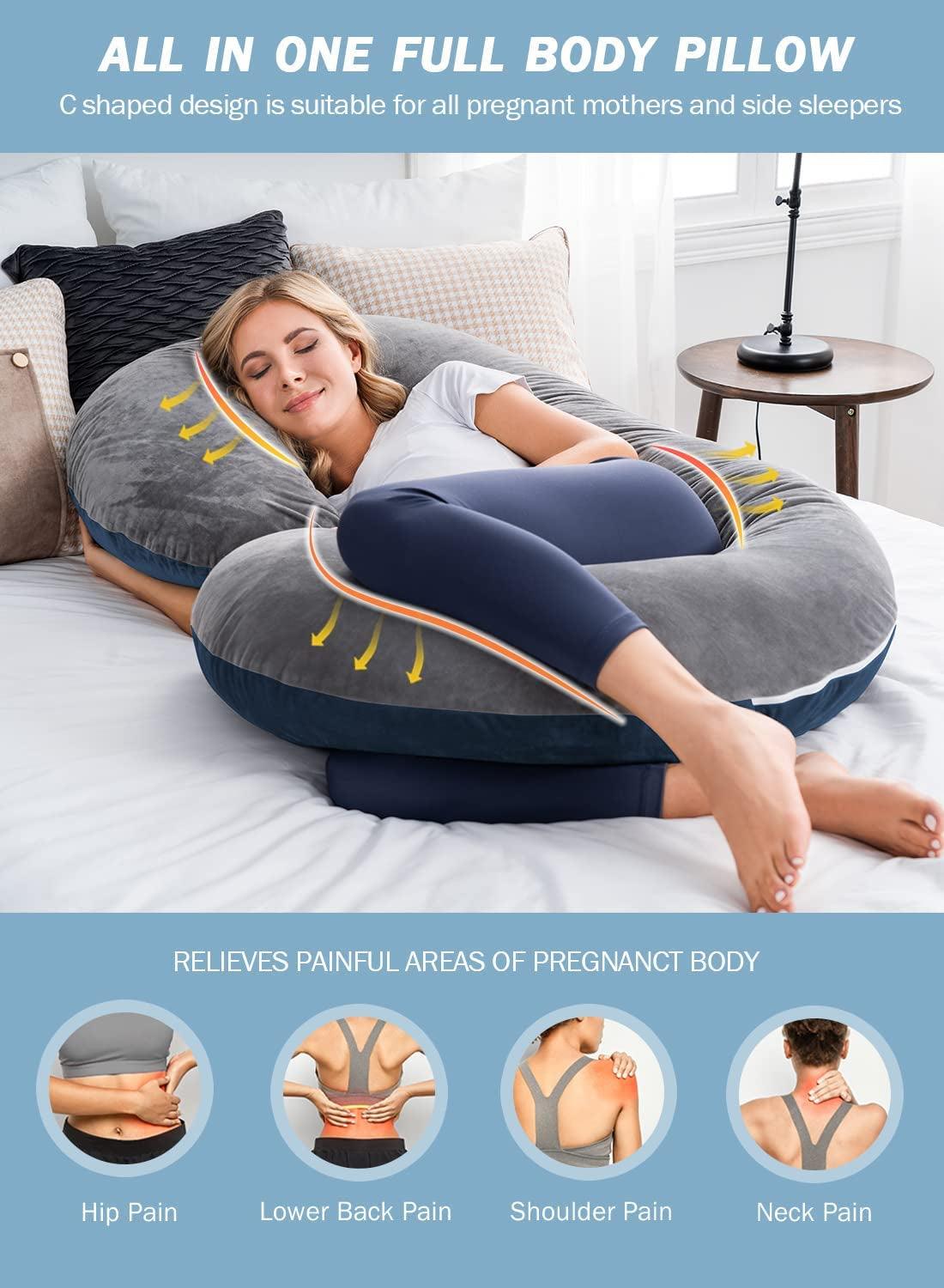 C-Shaped Body Pregnancy Pillow - Puritific