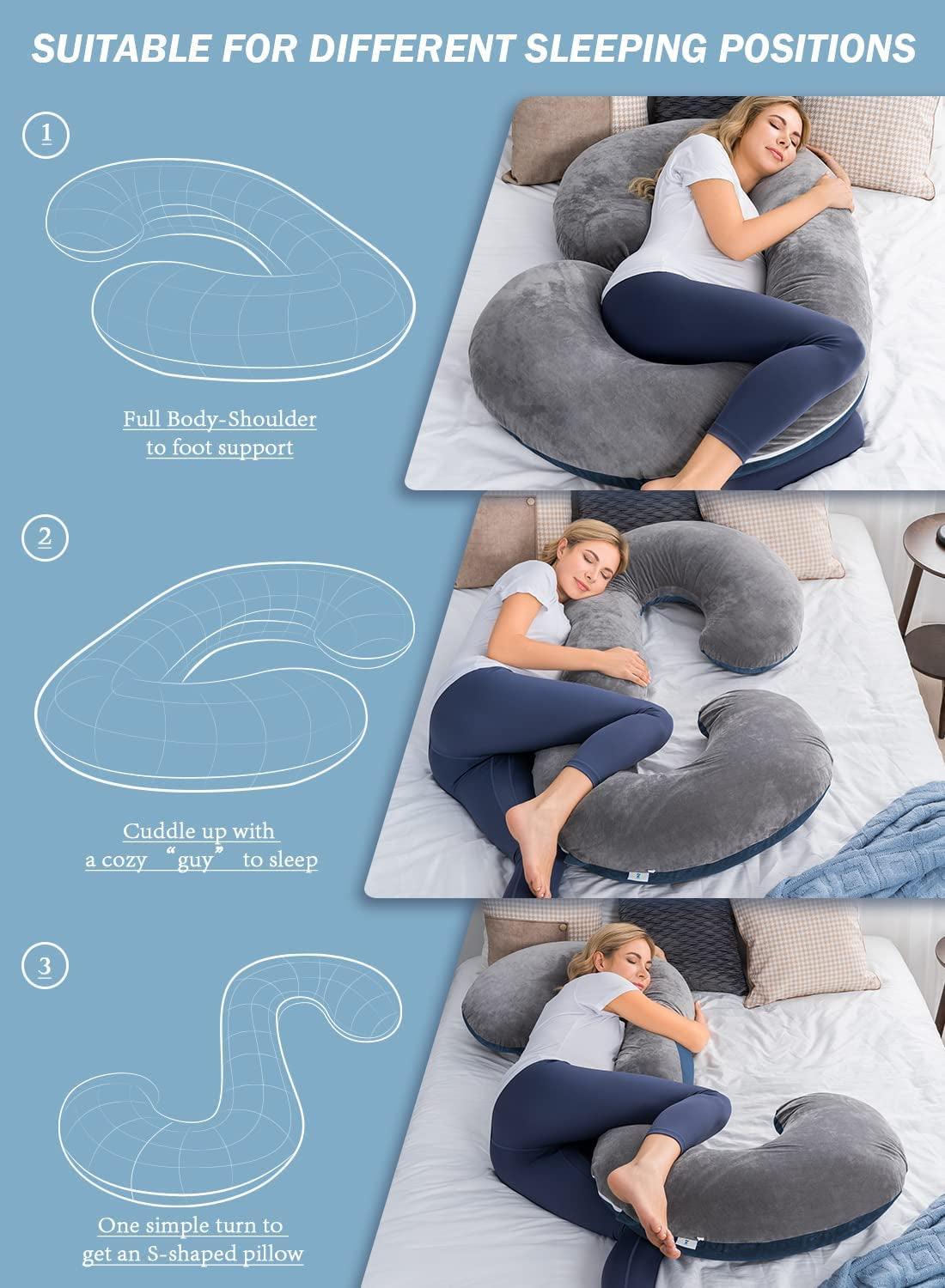 C-Shaped Body Pregnancy Pillow - Puritific