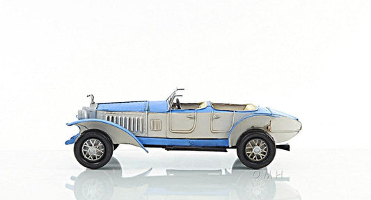 c1928 Sports Rolls Royce Phantom Car Model Sculpture-0