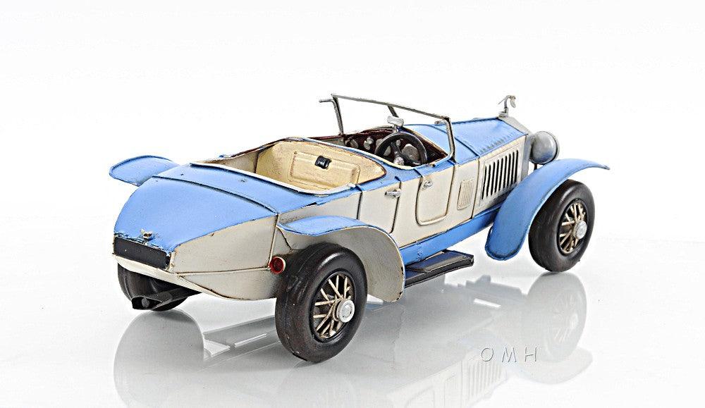 c1928 Sports Rolls Royce Phantom Car Model Sculpture-3