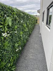 Snowy White Artificial Vertical Garden 40