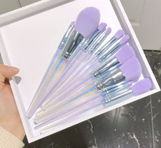 Purple Makeup Brush Set - Puritific