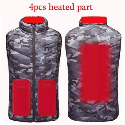 Camouflage Heating Vest - Puritific