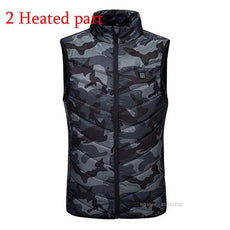 Camouflage Heating Vest - Puritific