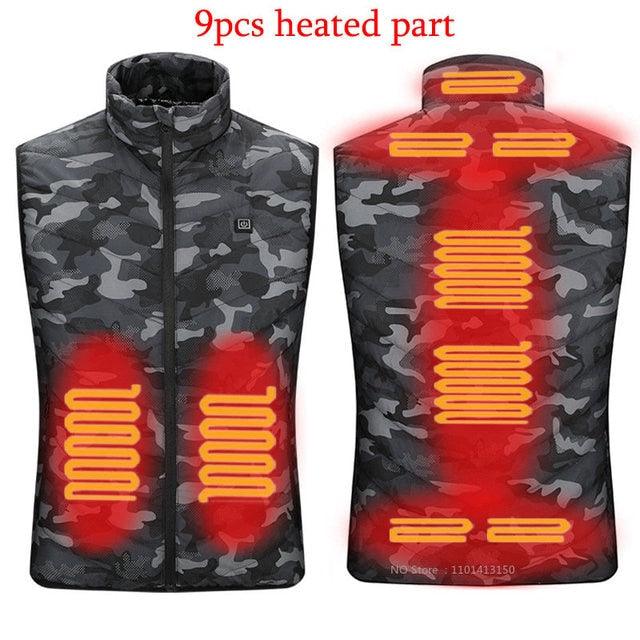 Camouflage Heating Vest - Puritific