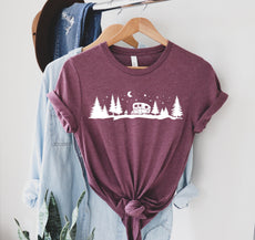 Camper in Forest Shirt, Forest Shirt - Puritific