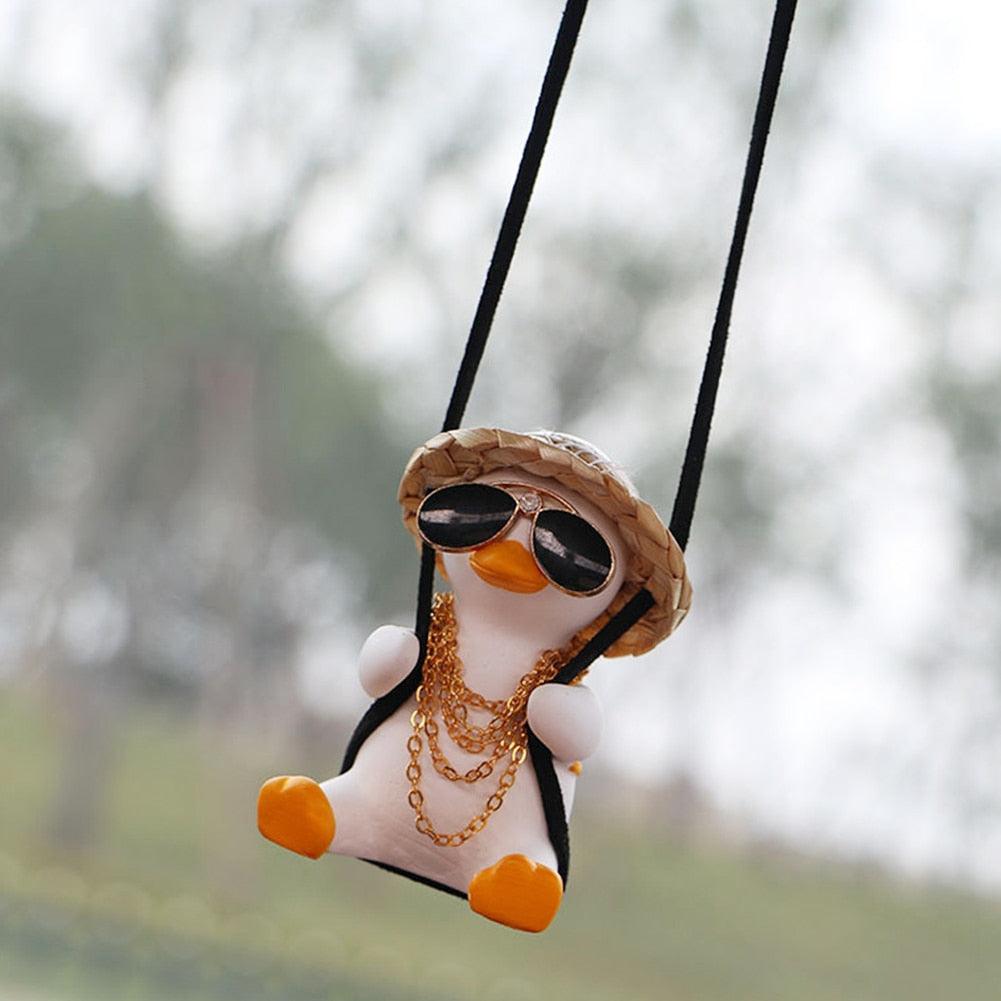 Car Pendant Cute Swinging Duck - Puritific