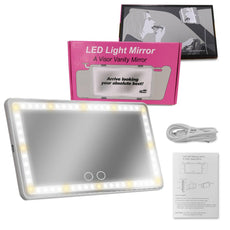 Car Visor Vanity Mirror with Lights - Puritific