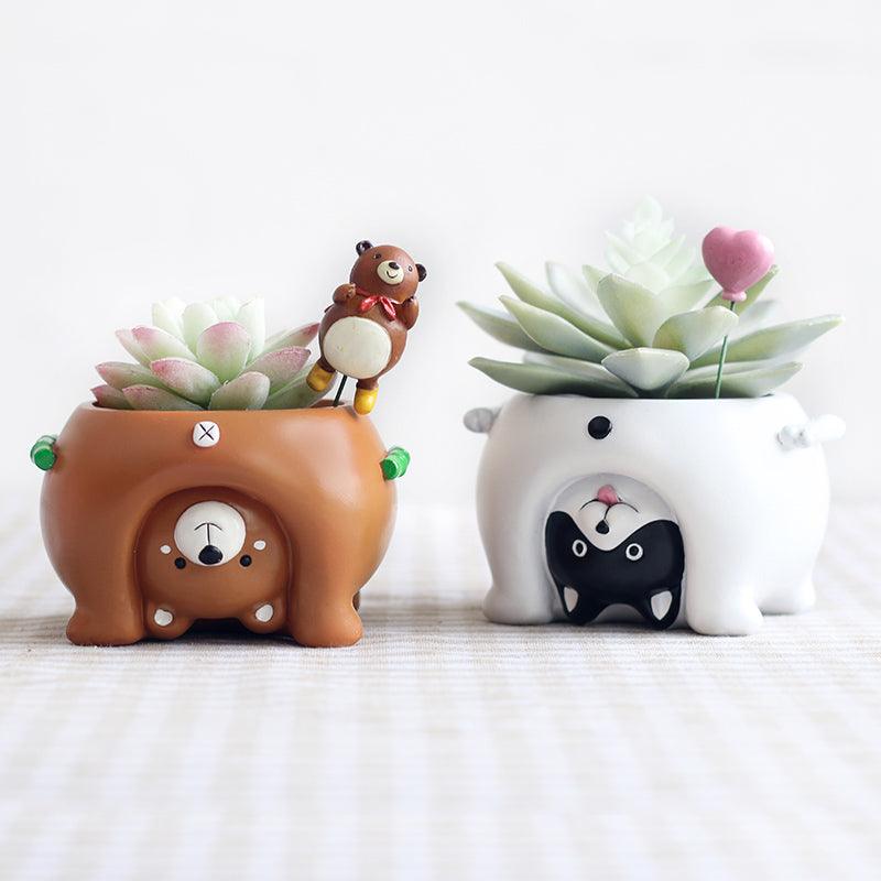 Cartoon Animal Flower Pots - Puritific