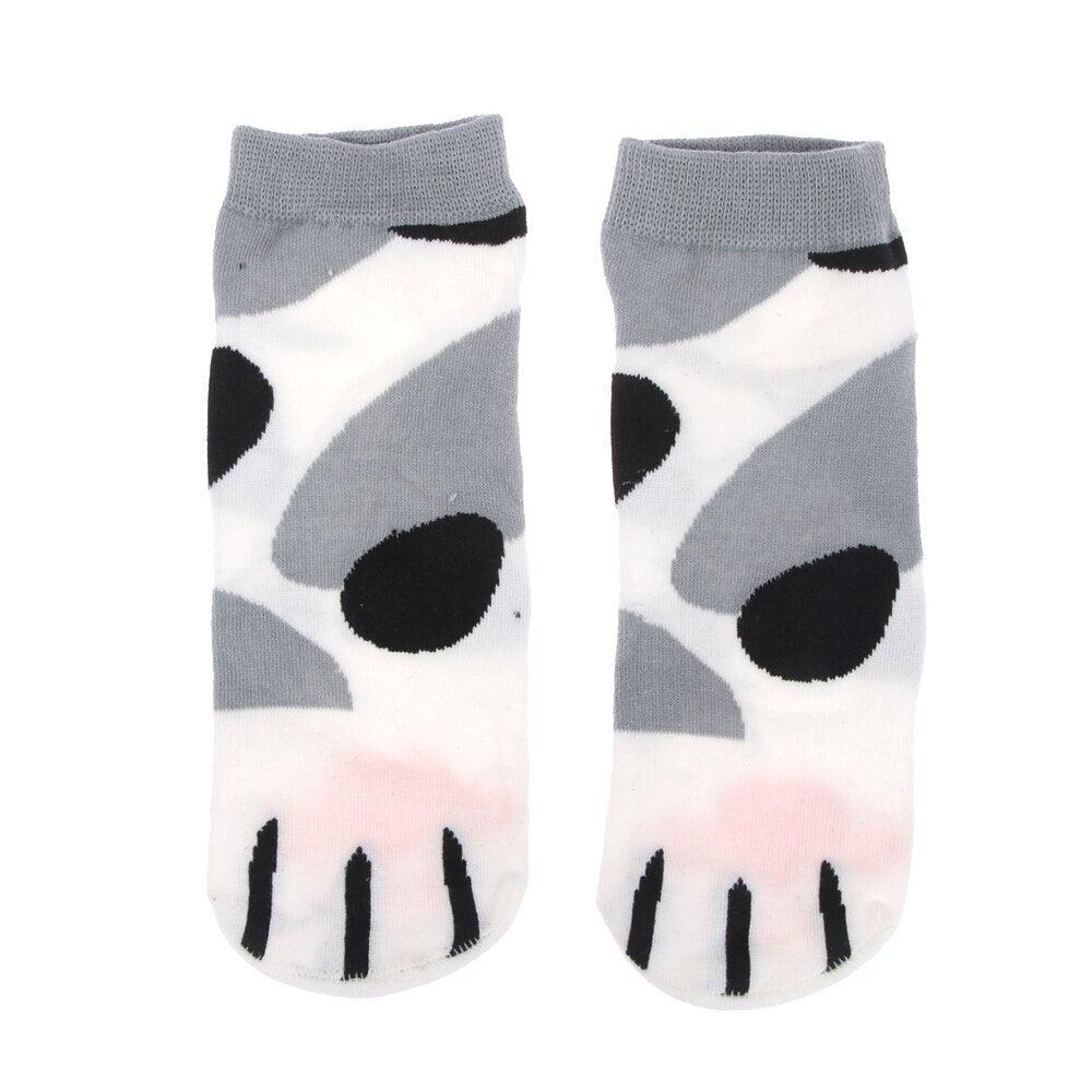 Cartoon Cute Cats Paw Socks - Puritific