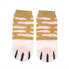 Cartoon Cute Cats Paw Socks - Puritific