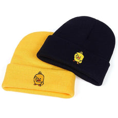 Casual Little Yellow Duck Beanie - Puritific