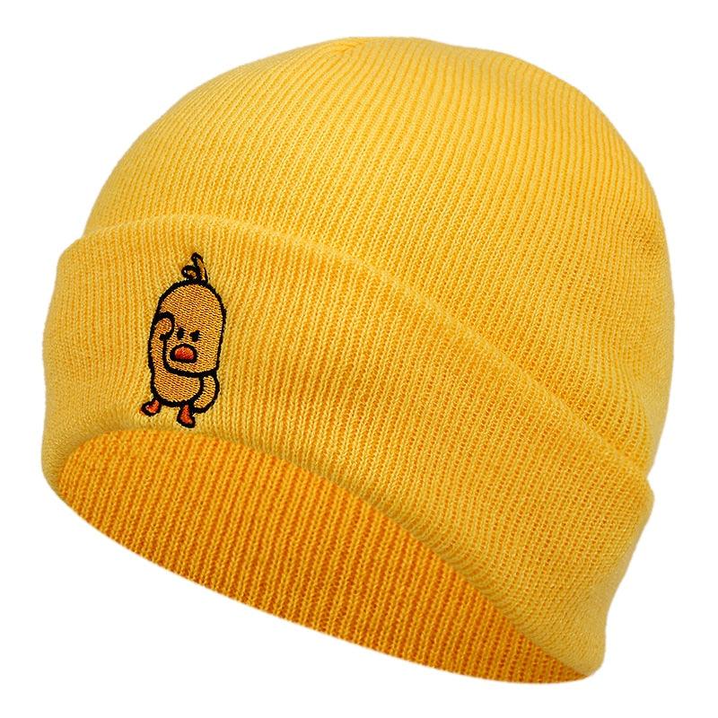 Casual Little Yellow Duck Beanie - Puritific