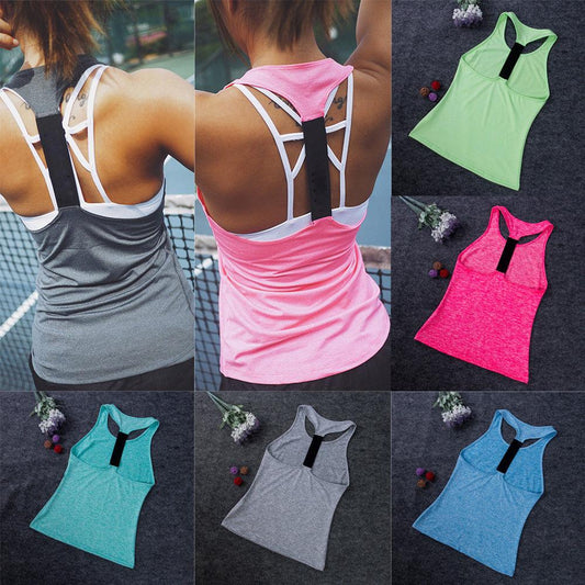 Casual Sleeveless Women Yoga Shirts - Puritific