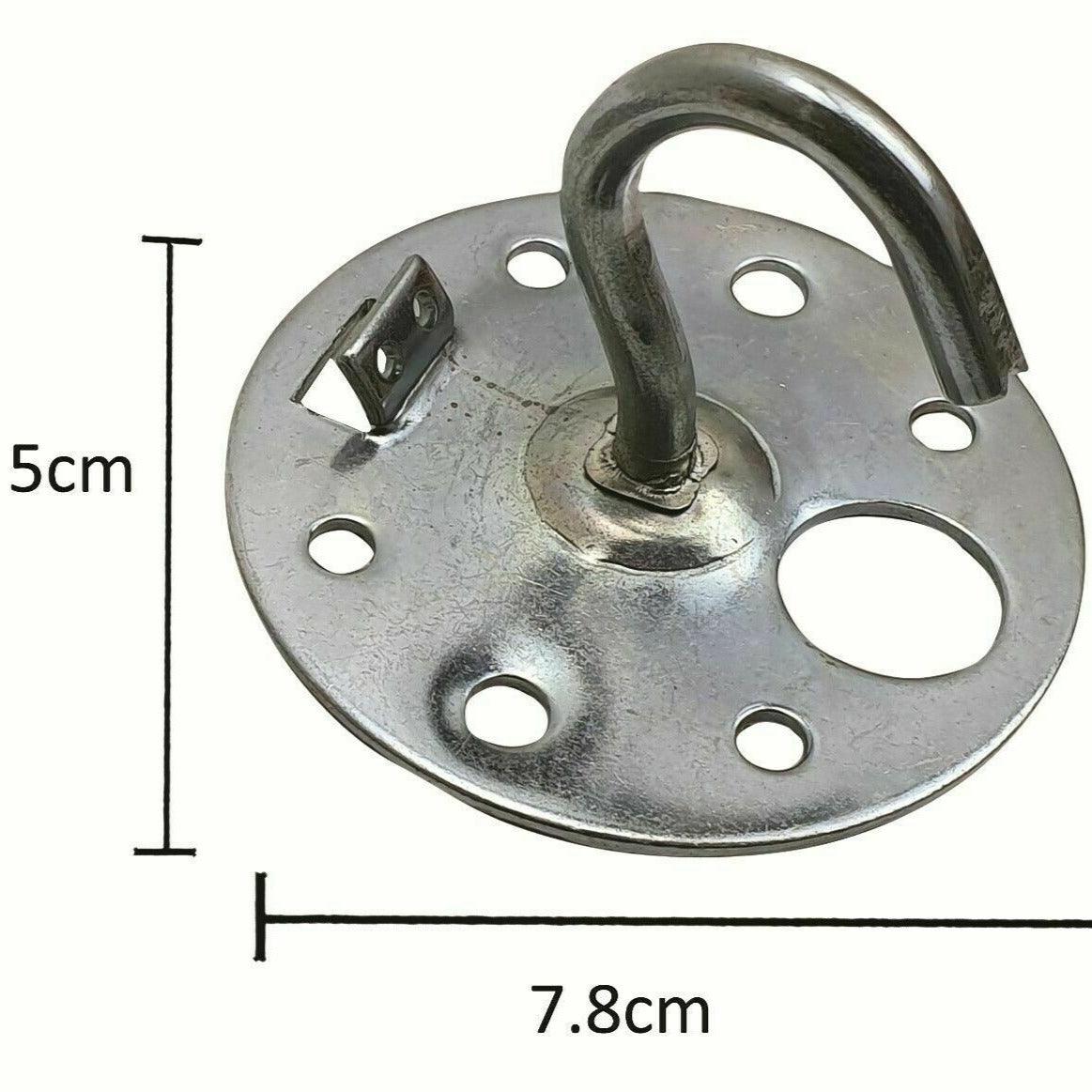 Ceiling Hook Plate Fixing Bracket for Chandelier Lights Heavy duty Steel Hook~2706-1