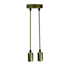 Ceiling Light Bulb Holder Pendant Light Metal E27 Light Bulb Holders for Living Room, Dining Room and Kitchen Island~1294-18