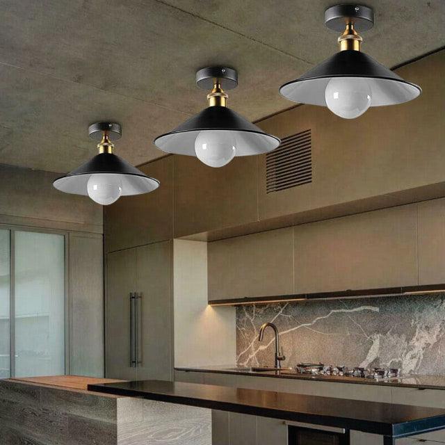 Ceiling Light Round Cone Down Lights Bathroom Kitchen Living Room Ceiling Lamp~1349-0