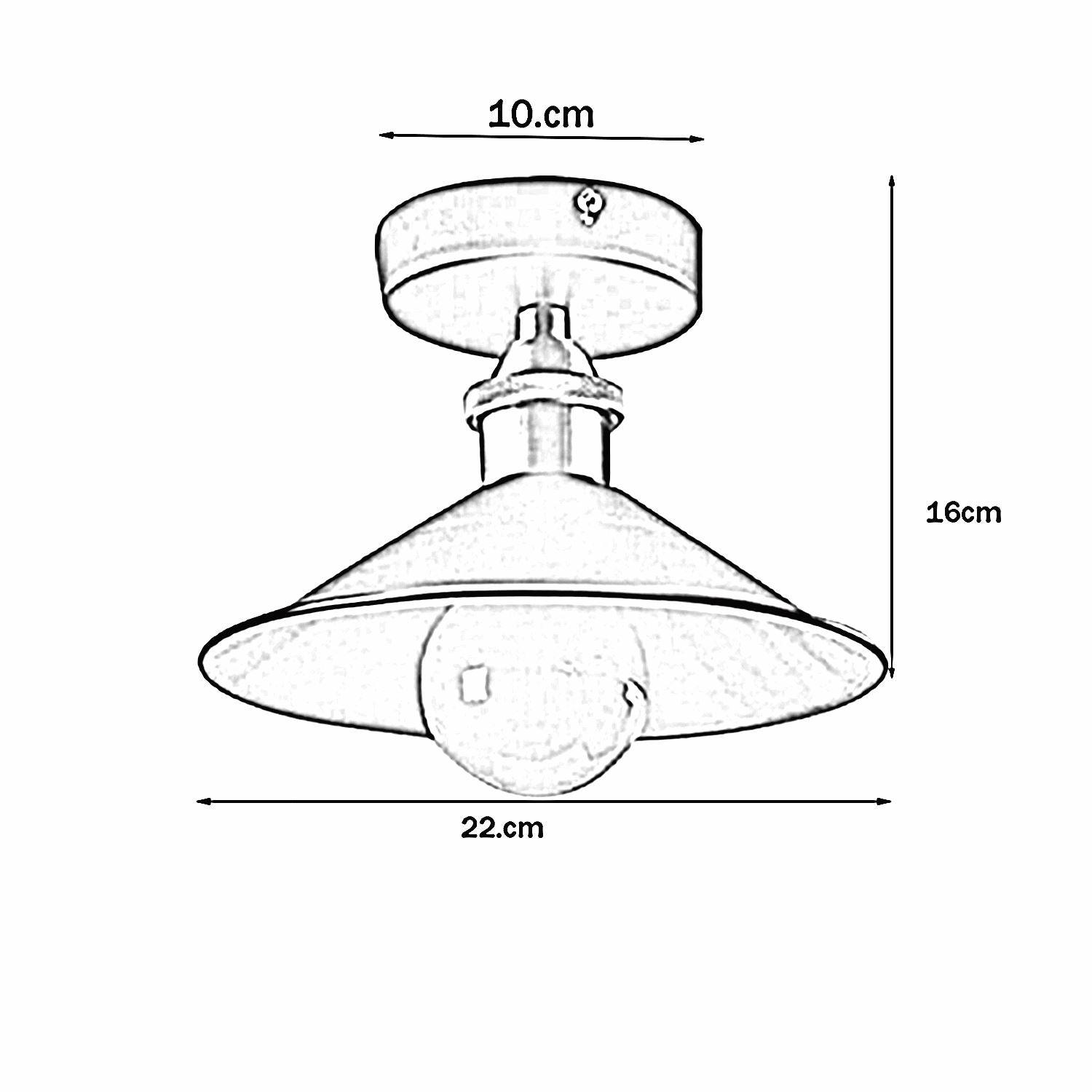 Ceiling Light Round Cone Down Lights Bathroom Kitchen Living Room Ceiling Lamp~1349-8