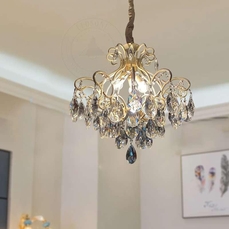 Ceiling Pendant Light Chandelier Crystal Hanging Light~4623-3