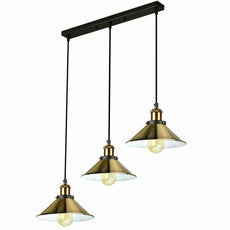 Ceiling Pendant Light Modern Style 3 Cluster Metal Lampshade Colour Light Shades~1323-10