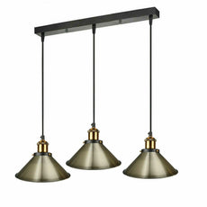 Ceiling Pendant Light Modern Style 3 Cluster Metal Lampshade Colour Light Shades~1323-3