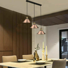 Ceiling Pendant Light Modern Style 3 Cluster Metal Lampshade Colour Light Shades~1323-6