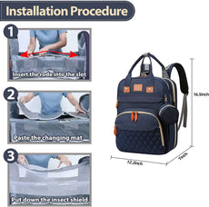 Changing Station Diaper Bag Backpack - Puritific