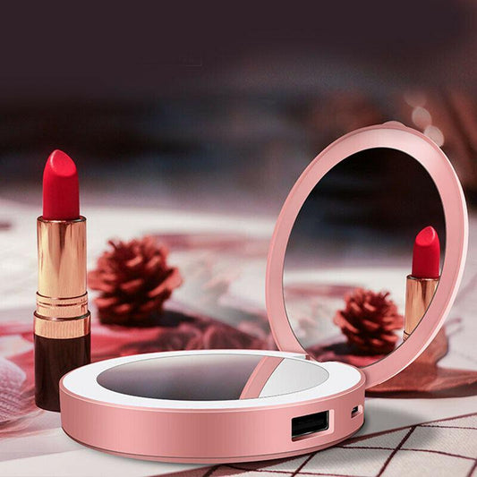 Charging Treasure Makeup Mirror With Light - Puritific