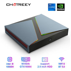 Chatreey Mini PC Gamer Intel i9 i7 i5 8 Cores with Nvidia GTX1650 4G Graphics Windows 10 Linux Gaming Desktop Computer SSD - Puritific