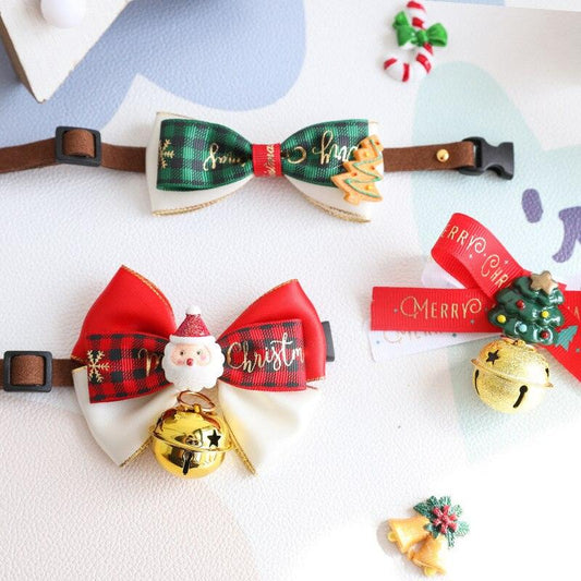 Christmas Collar Pet Bow Tie - Puritific