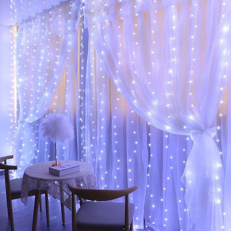 Christmas Curtain Lights - Puritific