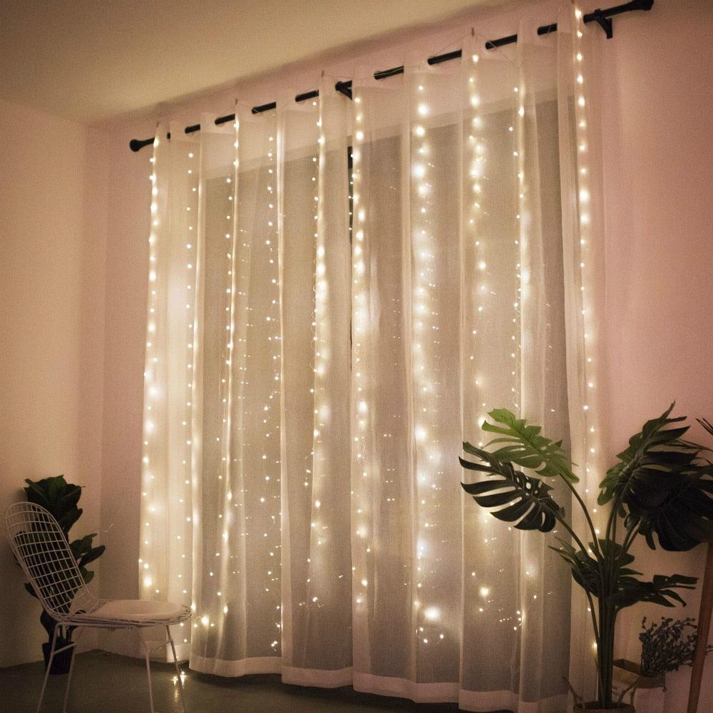 Christmas Curtain Lights - Puritific