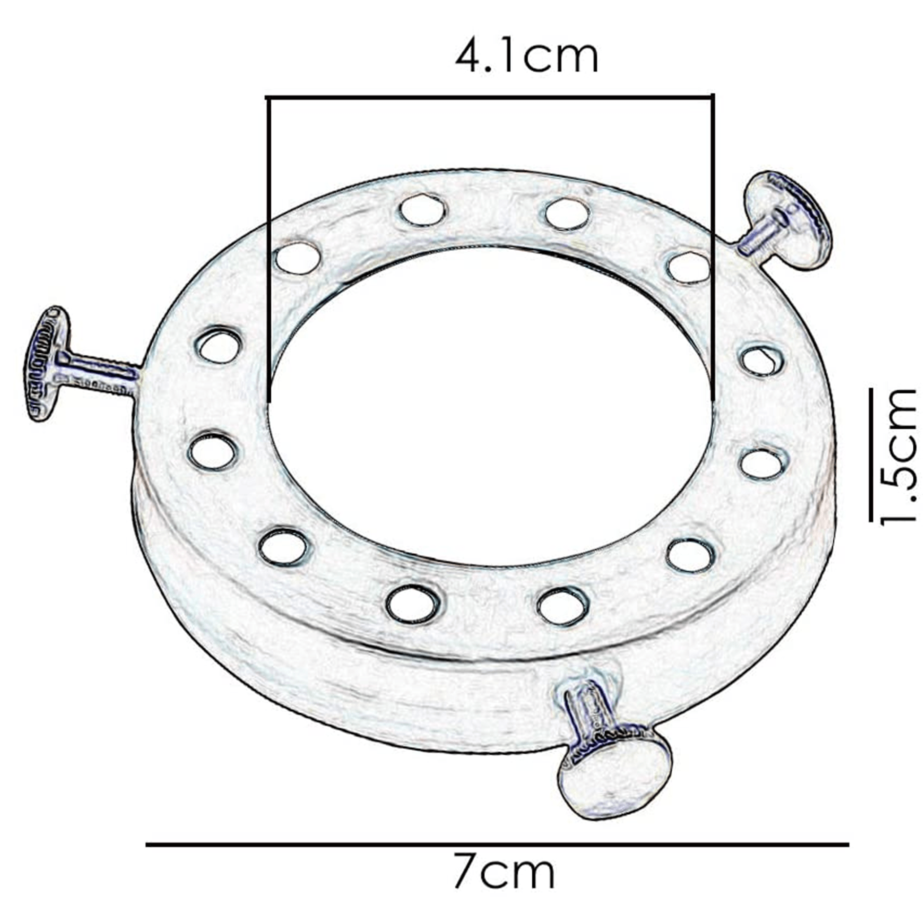 Chrome Lamp Shade Cap for Pendant Light Socket Holder Fitting~1028-2