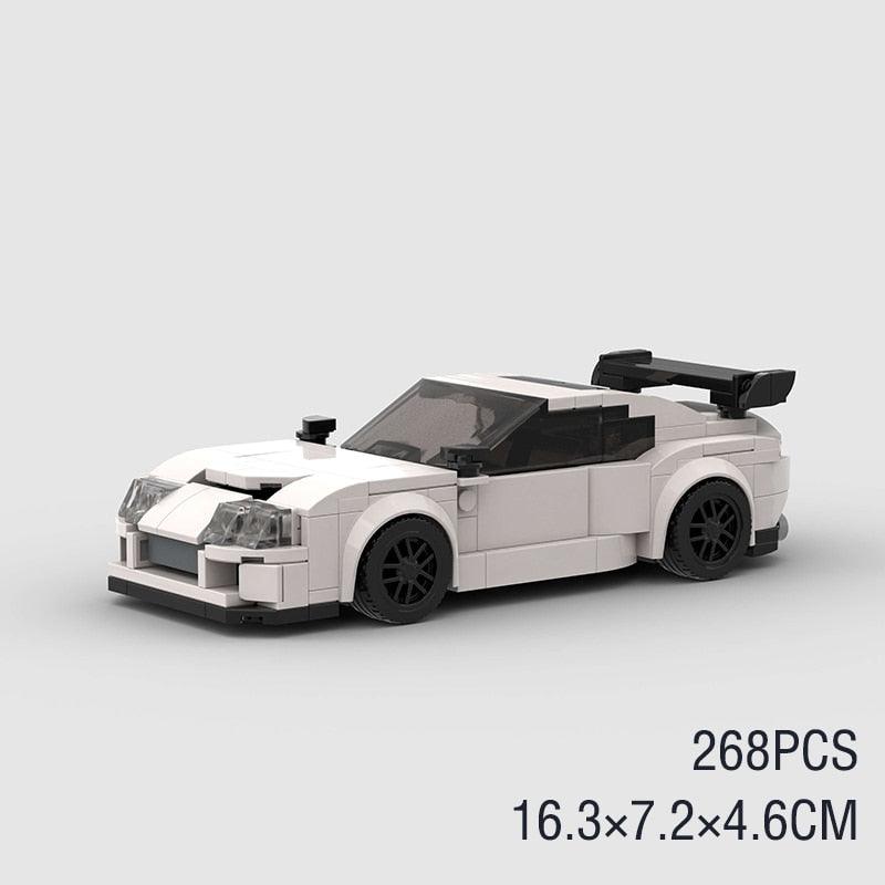 Classic F1 Sports Car Building Brick - Puritific