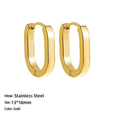 Classic Stainless Steel Ear Buckle for Women - Puritific