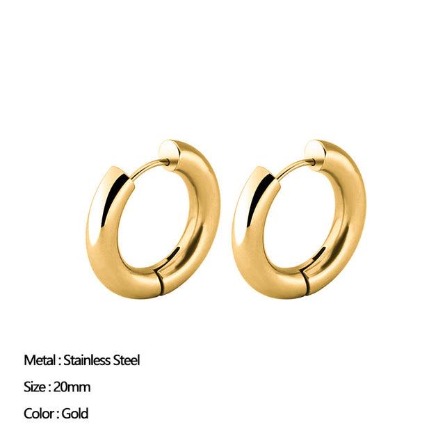 Classic Stainless Steel Ear Buckle for Women - Puritific