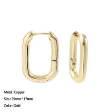 Classic Stainless Steel Ear Buckle for Women - Puritific