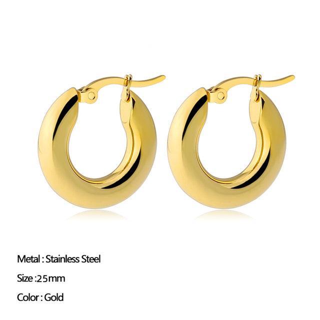 Classic Stainless Steel Ear Buckle for Women - Puritific