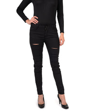 Clifton Ripped High Waist Skinny Jeans - Puritific