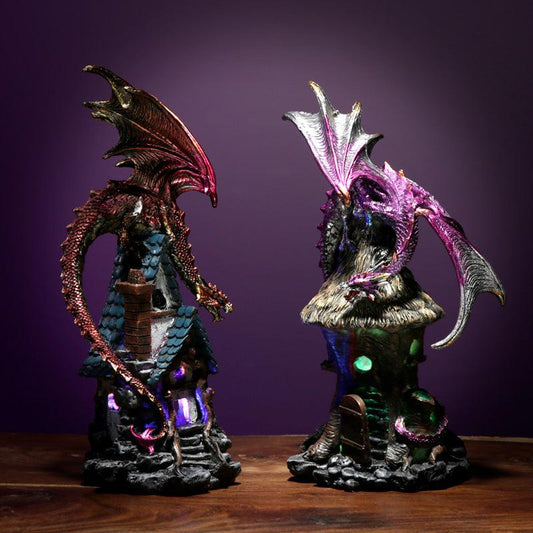 Collectable Dark Legends Dragon LED Woodland Spirit DRG491-0