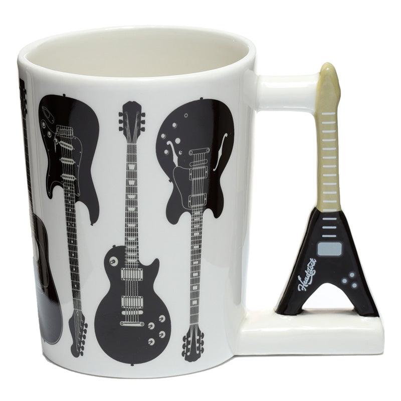 Collectable Shaped Handle Ceramic Mug - Headstock Rock Guitar SMUG329-0