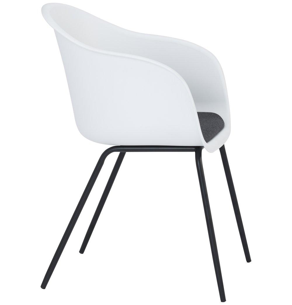 Colleen Dining Armchair - White-2