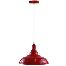 Colours Industrial Retro Loft Metal Ceiling Lamp Shade Pendant Light~1642-7