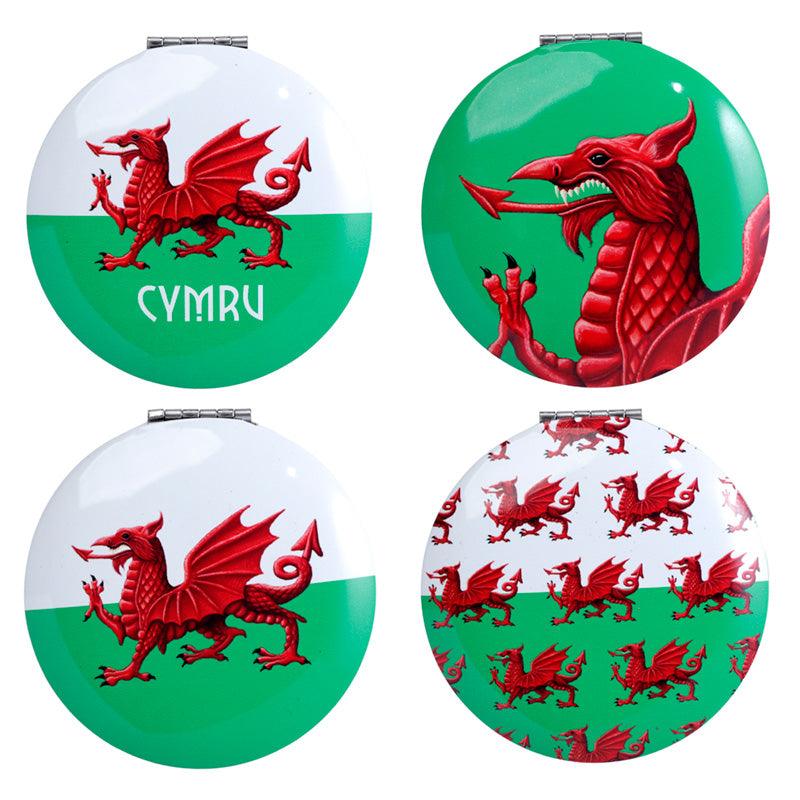 Compact Mirror - Wales Welsh Cymru MIRR67-0