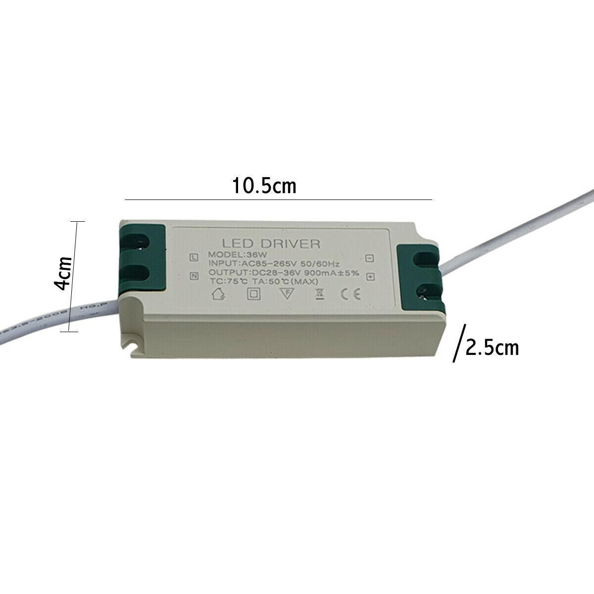 Constant Current 900mA High Power DC Connector Power Supply LED Ceiling light~1063-1